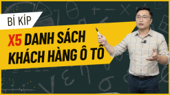 Bí kíp X5 danh sách khách hàng ngành ô tô